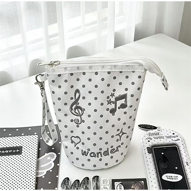 Kawaii Polka Dot Music Note Em - đánh giá và giá Pencil Case Large