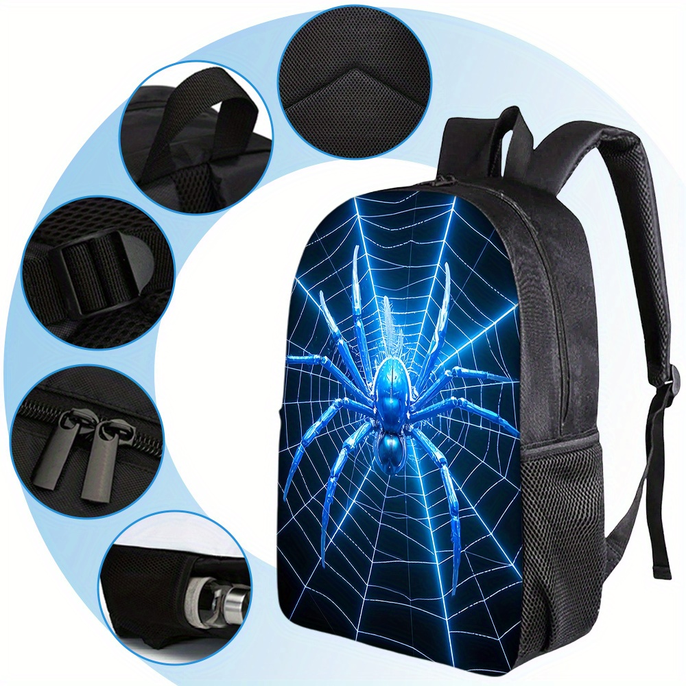 3pcs spider pattern backpack l - đánh giá và giá Pencil Case Large