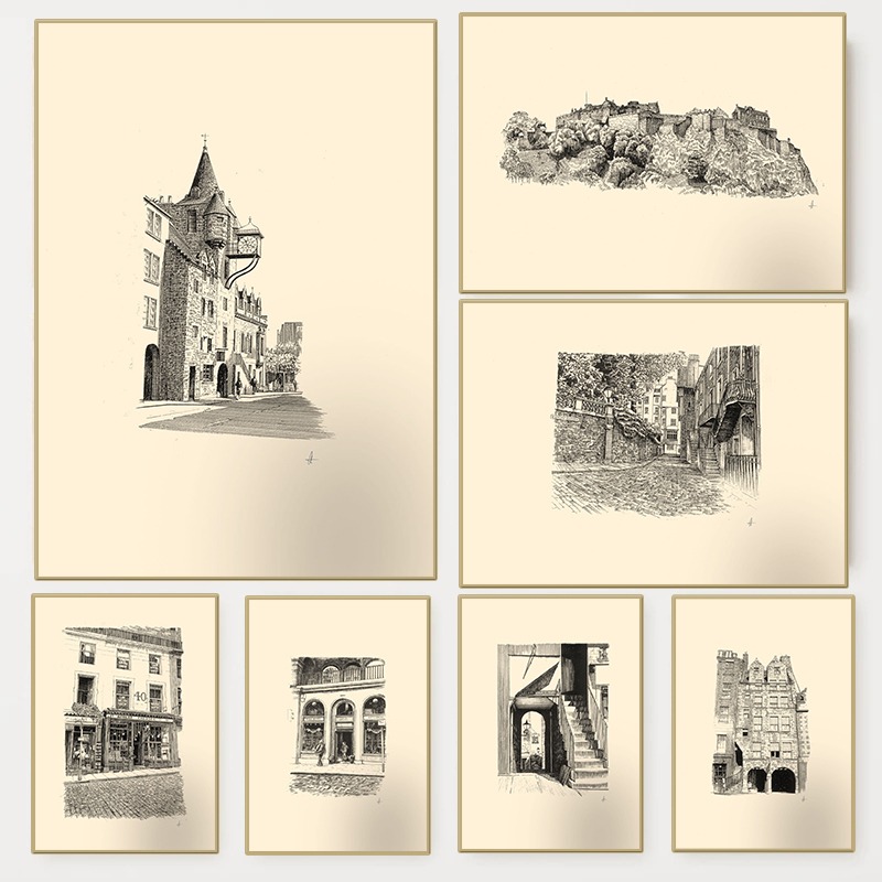 Vintage Edinburgh Castle Pen I - đánh giá và giá Fountain Pen Ink