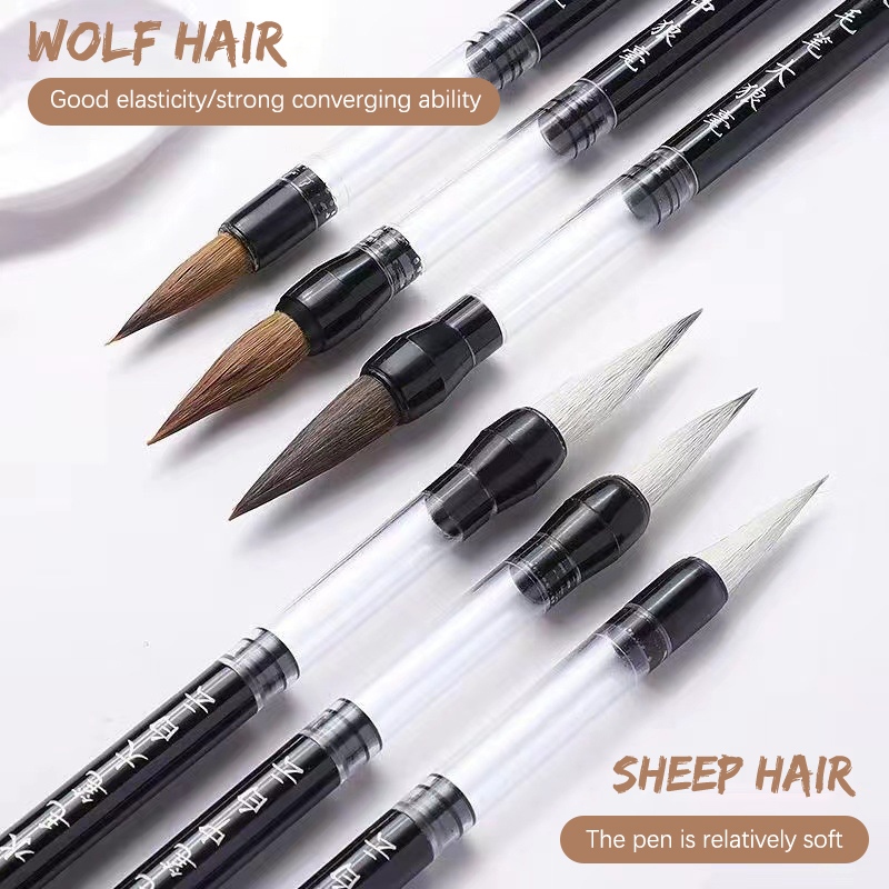 3 Pcs Calligraphy Brush Set Wa - đánh giá và giá Fountain Pen Ink